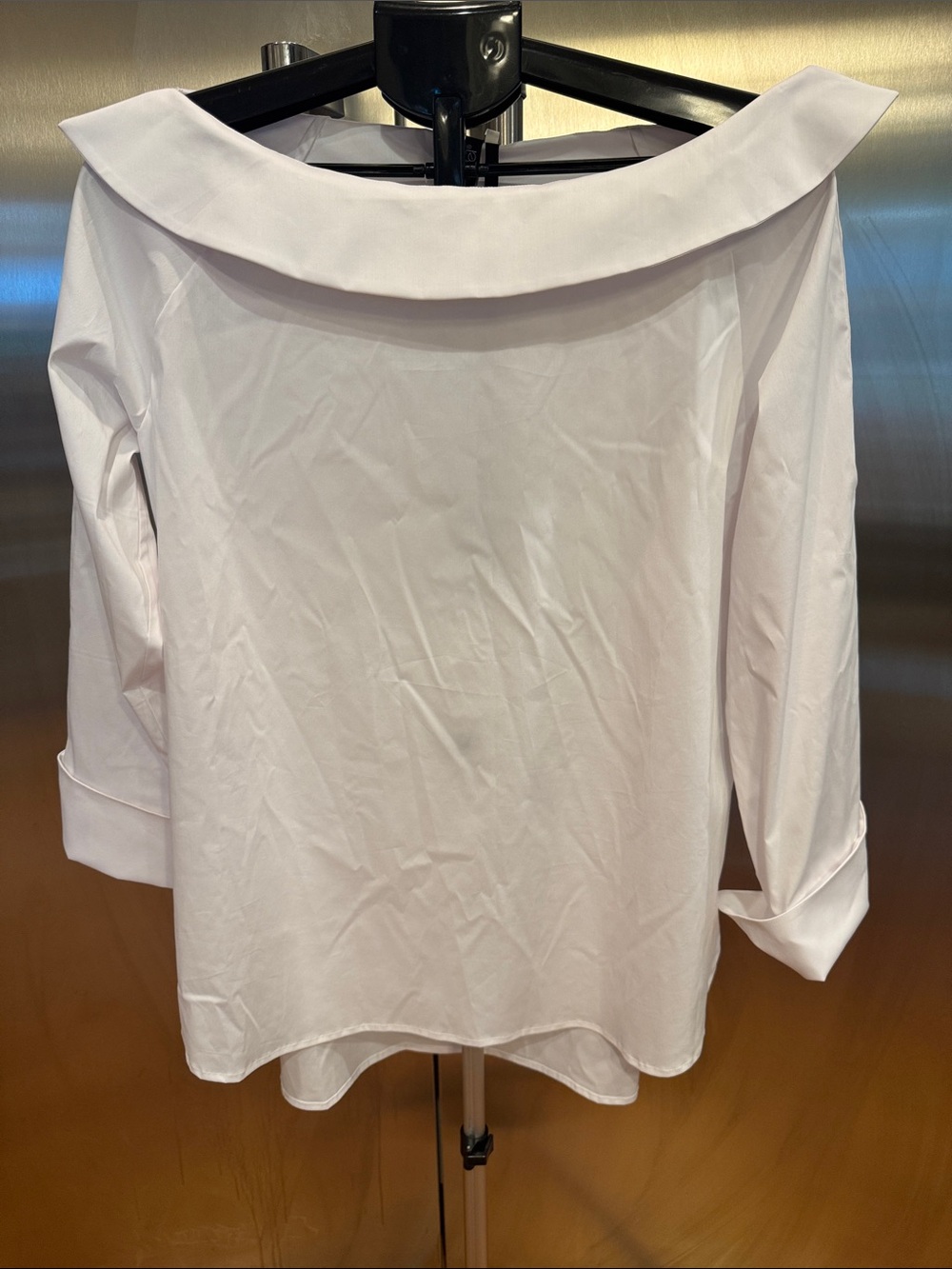 Ravel Classic White Off-Shoulder Blouse - Women's Top